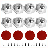 MöBelrollen 20Mm 360 Grad Selbstklebend Kugelrollen FüR KüChengeräTe KleinmöBel