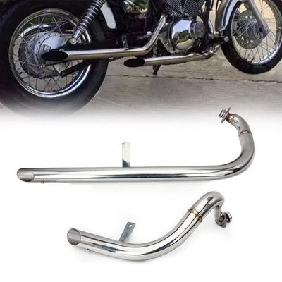 Pots échappement silencieux pr Yamaha Virago Drag Star XV250 88-26 V-Star XV 250 - Photo 1/4
