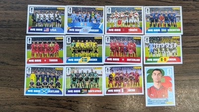2026 Panini FIFA World Cup Stickers PICK List  #POR1 - UZB20 Complete your Set