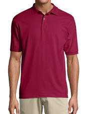 NWOT - Hanes Men's EcoSmart Jersey Polo Shirt - Size M