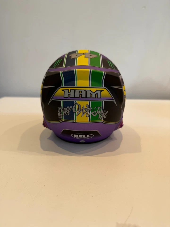 Lewis Hamilton helmet brazil 2021 1/2 Mercedes Formula 1 - Bild 4 von 4