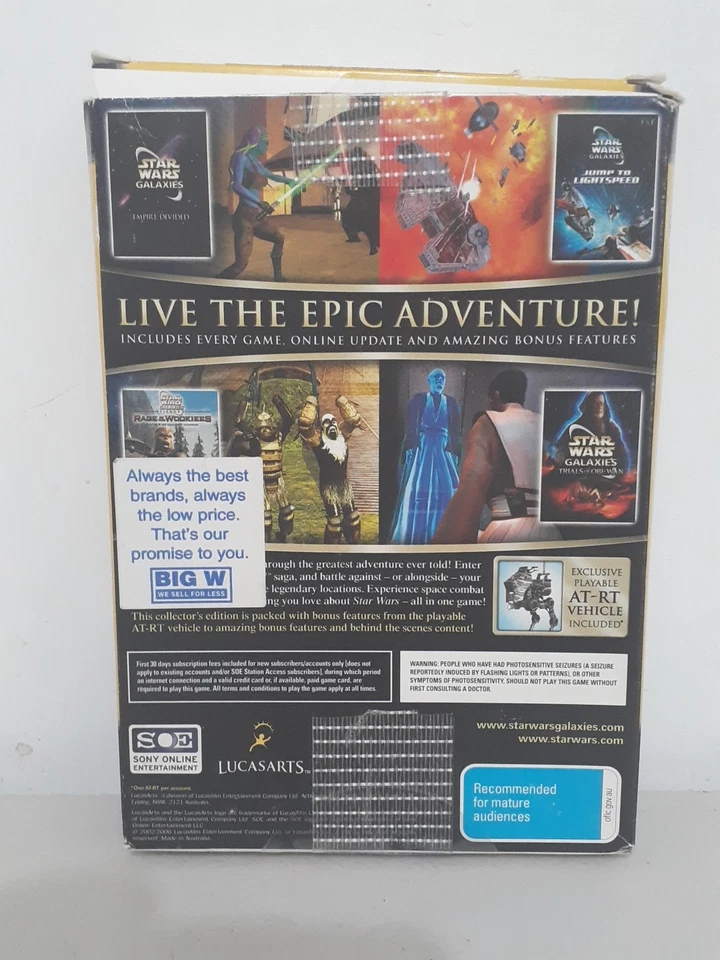 Star Wars Galaxies: The Complete Online Adventures - PC Near New - Image 2 of 4