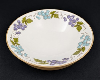 Taylor Smith Taylor Arboresque 10'' Serving Bowl Grape Blue Purple USA