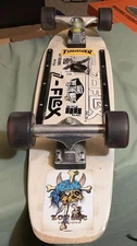 Z-FLEX JAY ADAMS DESIGN SKATEBOARD: GOOD USED CONDITION: COOL STICKERS: AWESOME!