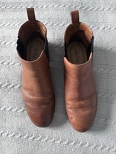 Clarks Women's Brown Leather Ankle Boots Size 5