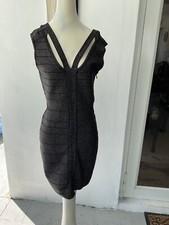Wow Couture Gray Bandage Dress Size L Mini