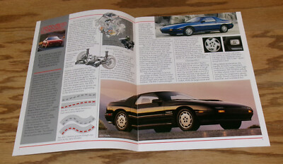 Original 1987 Mazda Car & Truck Full Line Sales Brochure 87 RX-7