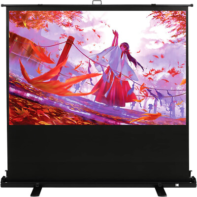 Kodak 100'' Portable Projector Screen with Stand and Carry Case