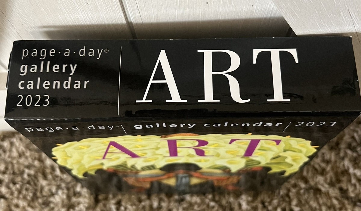 Art Page-A-Day Gallery Calendar 2023 : The Next Best Thing to Exploring  Your... | eBay