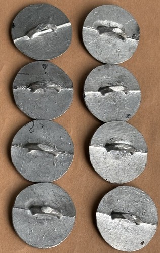 Vintage Pewter Buttons OLD ~ 8 ~ 13/16” MOOSE!! Norwegian 🫎 - Picture 10 of 11