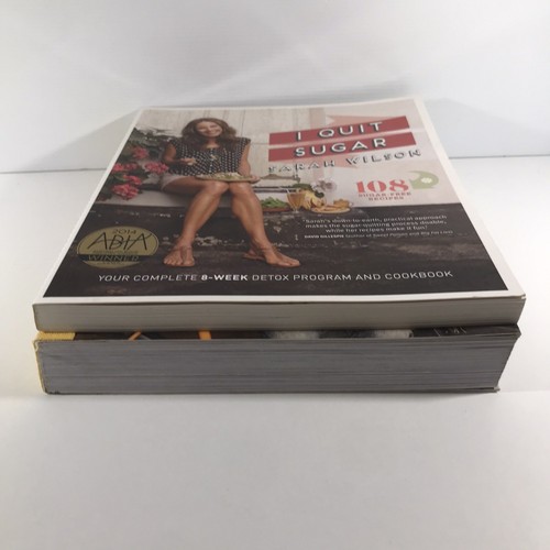 Sarah Wilson I Quit Sugar Book Bundle x 2 I Quit Sugar and Simplicious - Picture 3 of 17