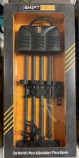 NEW TIGHTSPOT SHIFT LOCK  5 ARROW BOW QUIVER, BLACK , RIGHTHAND