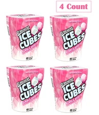 ICE Breakers Cubes, Sugar-Free Gum, Bubble Breeze, 40 Pieces (Pack of 4)