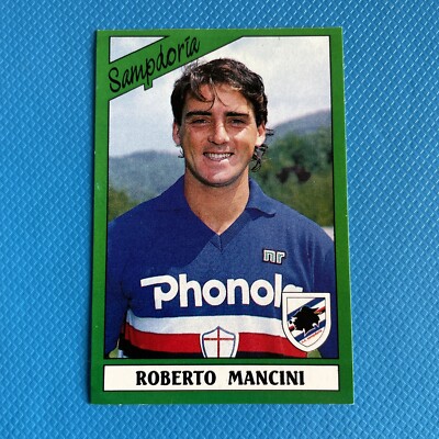 サンプドリア86/87 マンチーニ#10 ROBERTO MANCINI n.256 Sampdoria 1987 88 Calciatori Panini Sticker