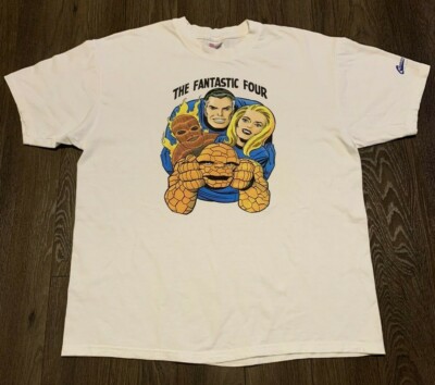 FANTASTIC FOUR Rare Original Graphitti Designs Vtg T shirt XL Jack