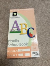 Circut ABC Plantin School Book Complete Set Die Cutting  Font Cartridge
