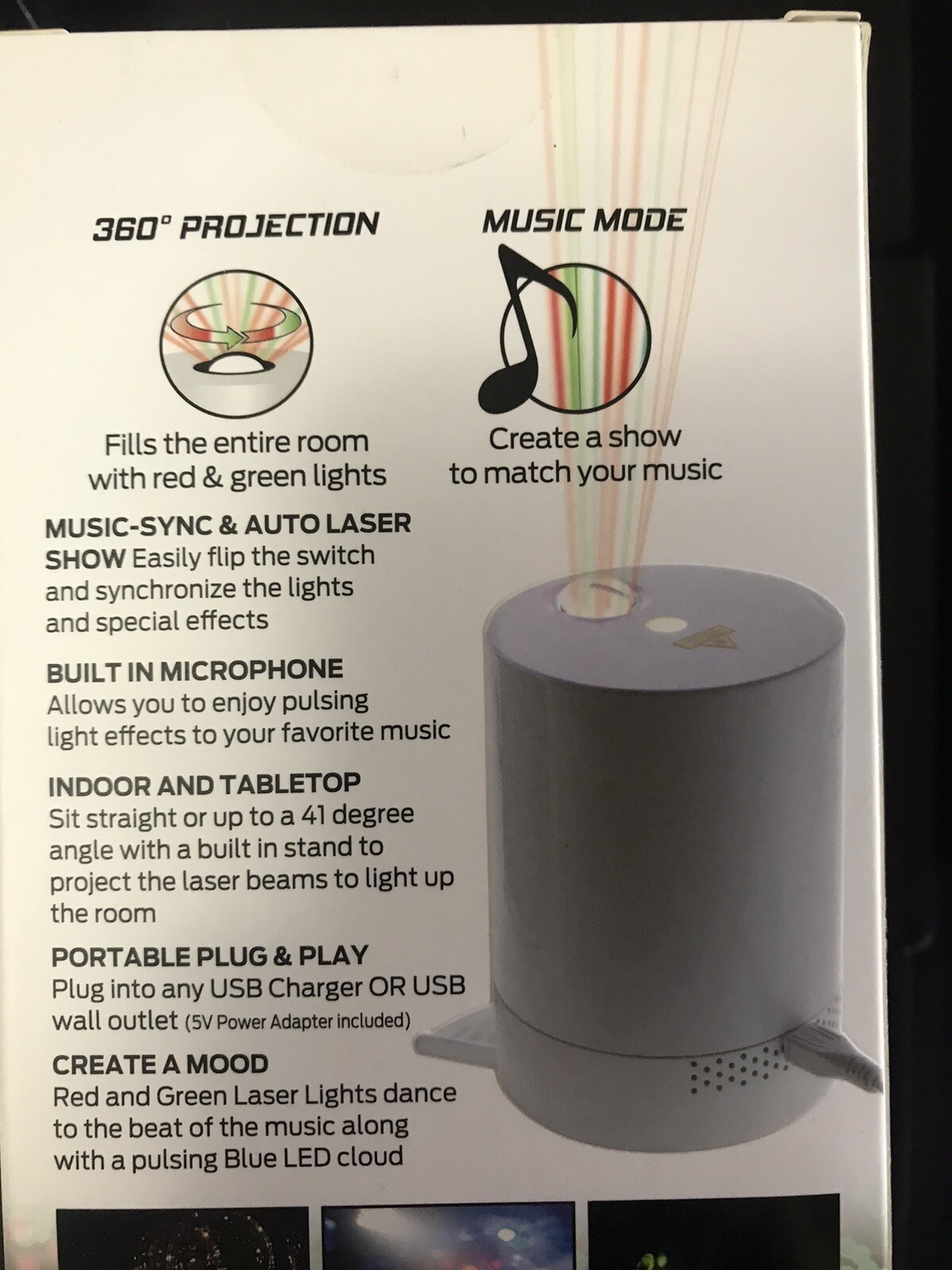 monster laser party speaker