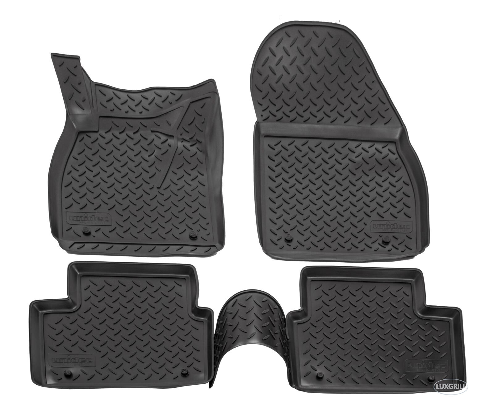 Tapis de sol caoutchouc Opel Insignia 2009-2017 sur mesure imperméable noir