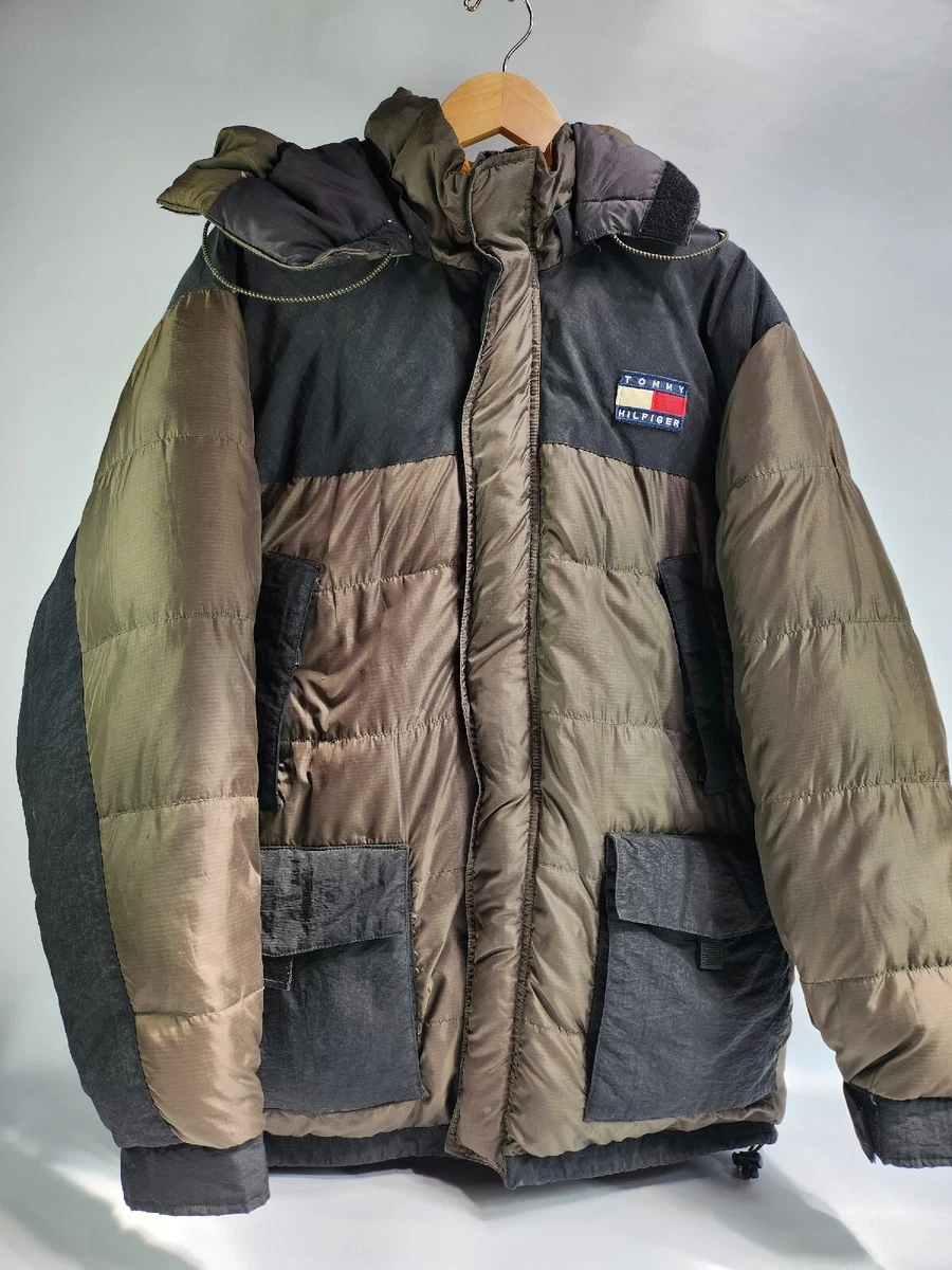 Vtg Tommy Hilfiger - Down Jacket - Mens Outdoor Expedition - Puffer - XL - 90s