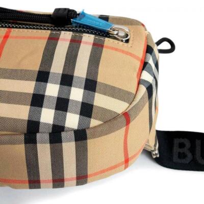 バッグ Burberry archive leather shoulder bag Burberry Archive Beige Black Silver Hardware 8014420 BURBERRY #044