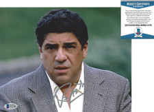 VINCENT PASTORE SIGNED 'THE SOPRANOS' BIG PUSSY 8x10 SHOW PHOTO BECKETT COA BAS
