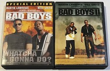 Bad Boys  Bad Boys 2  DVDs  Will Smith  Martin Lawrence LOT of 2