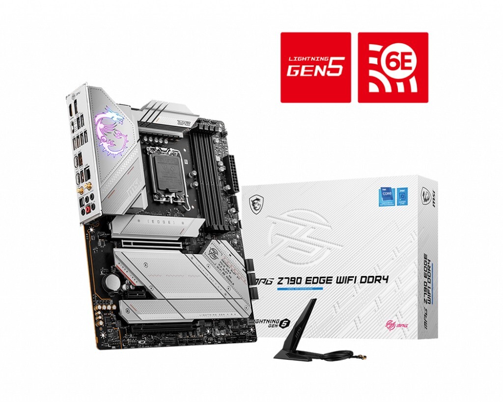 MSI MPG Z790 Edge Wi-Fi Intel Z790 4*DDR4 5*M.2 7*SataIII sk1700 ATX HDMI/DP