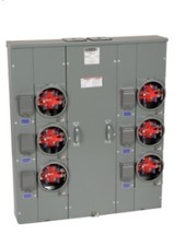 6 Gang Meter Socket SquareD MPR66-125 125amps (MPR66-125) Mpr66125 (LAST ONE)