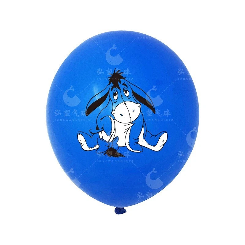 Winnie the Pooh Balloon Disney Cartoon Birthday Party Decoration 12" 12pcs - Image 2 of 4