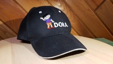 Dora Embroidered Ballcap Adjustable Hook/Loop Youth/Toddler Hat Black OSFM