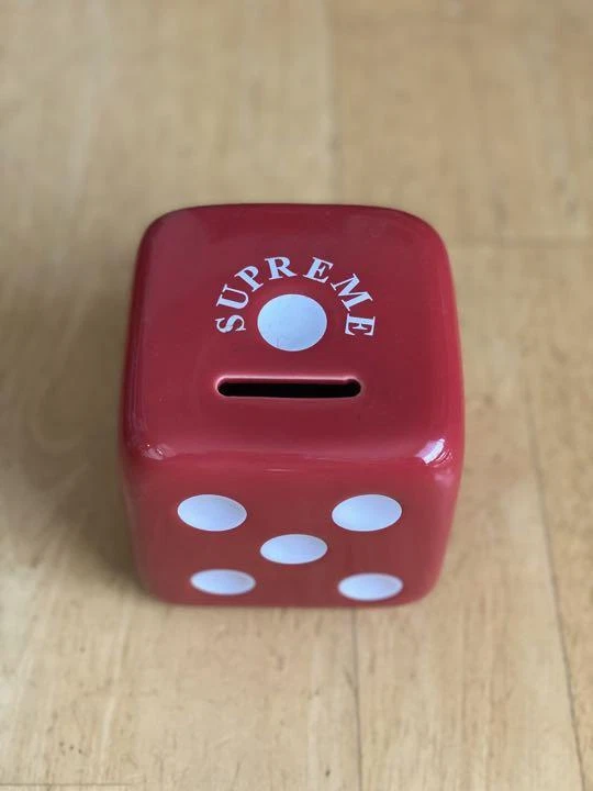 Supreme SS11 Ceramic Dice Piggy Bank Collectible Red