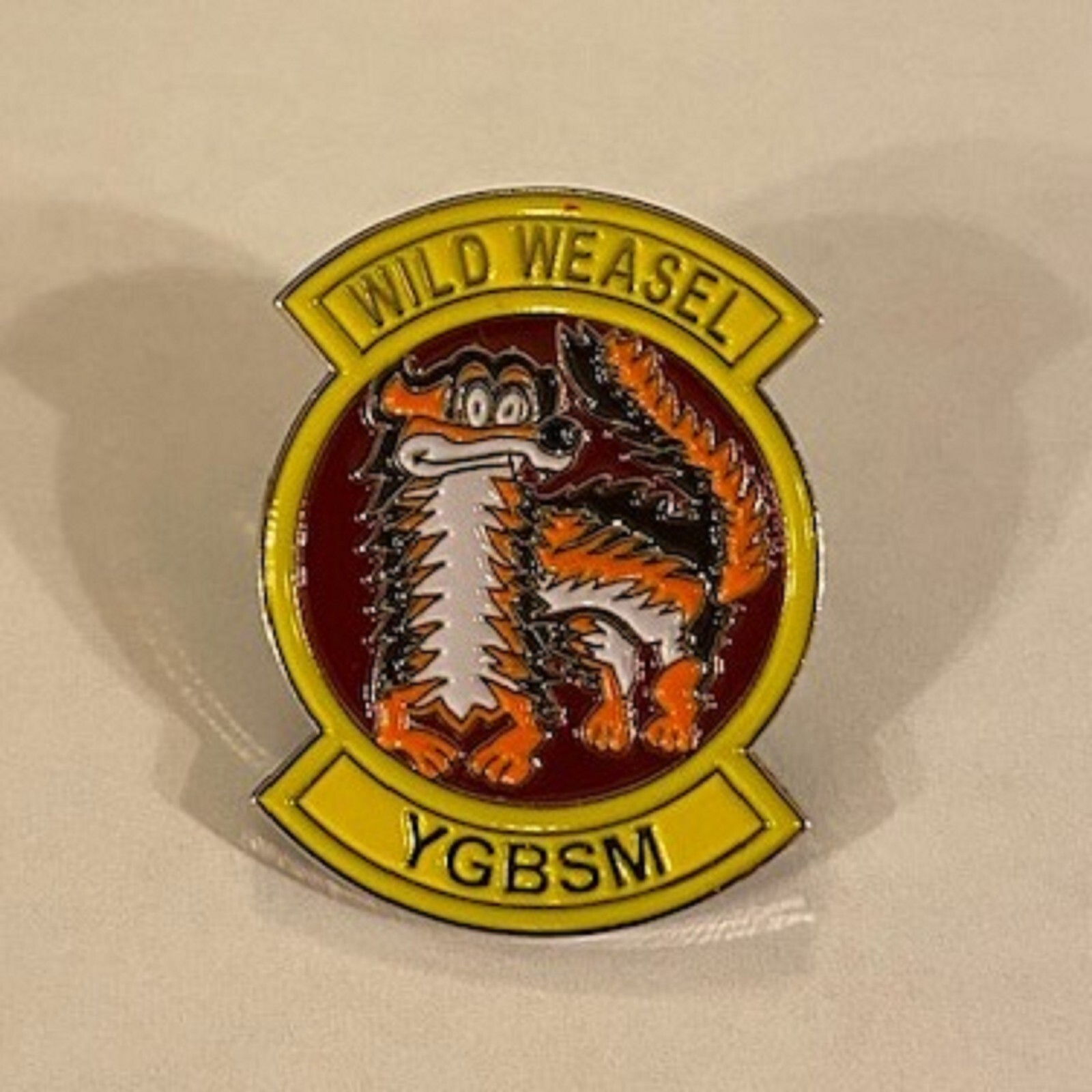 WILD WEASEL YGBSM LAPEL BADGE PIN | eBay