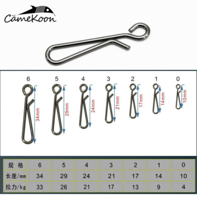 100 Pcs Girella Da Pesca Girelle Connettore Girevole Clip 100 Pcs Girella Da Pesca Girelle Connettore Girevole Clip