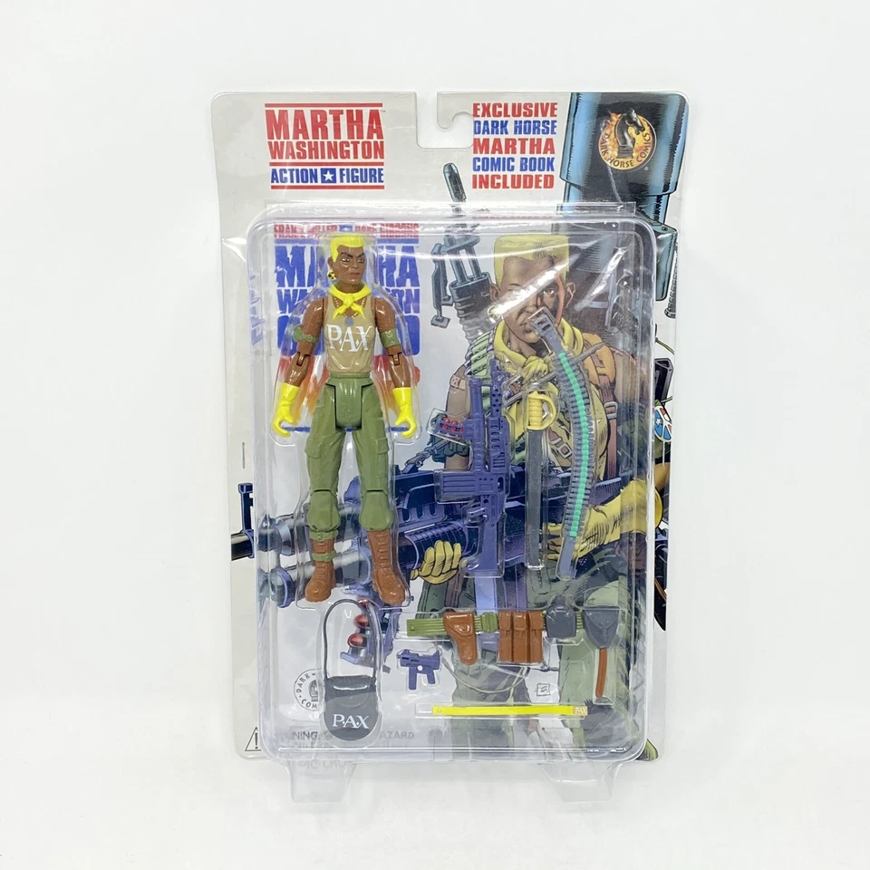 "Figura de acción Martha Washington Dark Horse 6"" edición coleccionista con cómic #5555" Foto 2 de 4