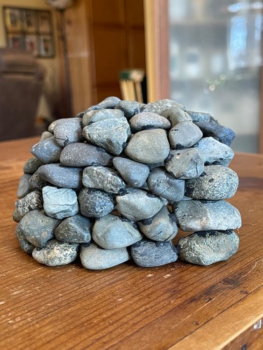 Handmade Stone Tank Ornament - Dark Green Cave Hide - Picture 3 of 11