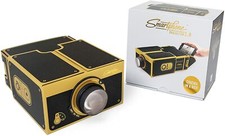 New Smartphone Projector 2.0 Portable Phone Projector Gold Cinema in Box Luckies