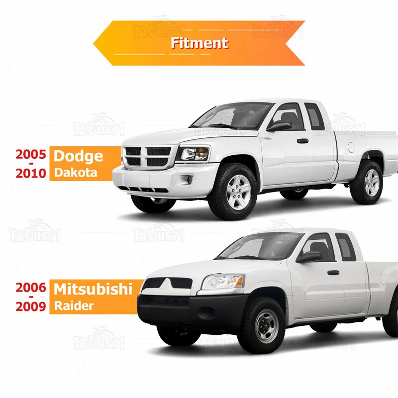 Receptor de enganche de remolque de 2"" con extensor de enganche doble para Dodge Dakota 2005-2010 Foto 3 de 4