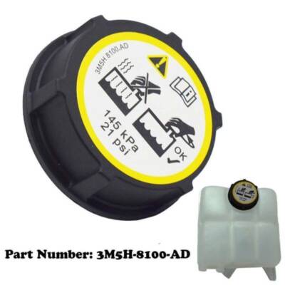 Reservoir Radiator Coolant Expansion Tank Cap 3M5H-8100-AD Fits Ford Focus C-Max