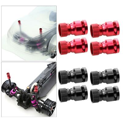 4/Set Aluminium Karosserie Halterung Säulenloch Locator für RC Hobby Modellauto