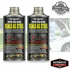 2x Head Gasket Fix Permanent Cooling System Cracked Block Repair Leak Sealant