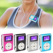 Mini MP3 Music Player With Digital LCD Screen Mini Clip Support 32GB Micro SD