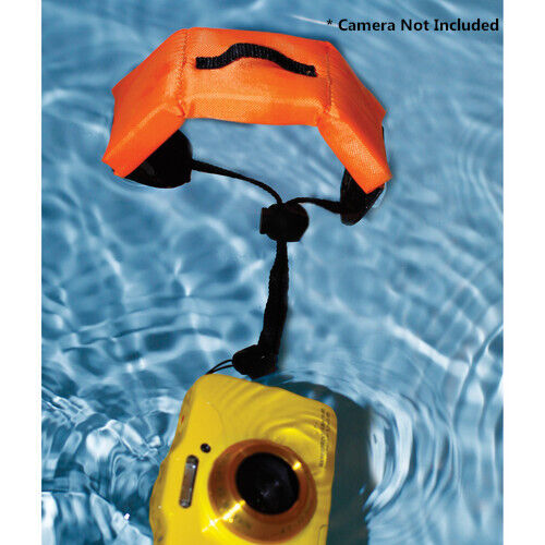 Floating Wrist Strap for GoPro Action Digital Cameras up to 150g Orange Hi Vis - Picture 1 of 6