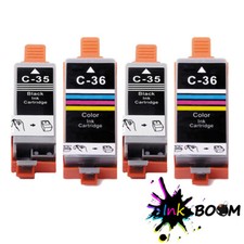 4 Ink for PGI-35 CLI-36 PIXMA IP100 IP100B iP110 Printer bk CL