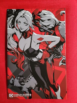 Harley Quinn Black + White + Redder #1- CVR B Artgerm Variant, 2023, VF/NM