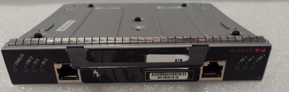 2x Cisco PA-2FE-TX 7500 2-Port 100Base-TX Fast Ethernet Port Adapter - Image 2 of 4