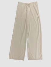  996 Dries Van Noten Women's Beige Drawstring Wool Sweatpants Size Small