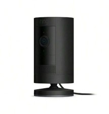 Ring - Stick Up Indoor/Outdoor 1080p Wi-Fi Wired Security Camera - Black - New