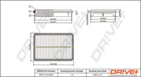 Dr!Ve+ DP1110.10.0637 Luftfilter FüR Hyundai
