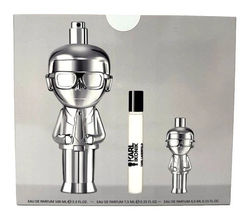 Karl Lagerfeld Ikonik 3-pc Gift Set for Men: 3.3 oz + 0.25 oz +
