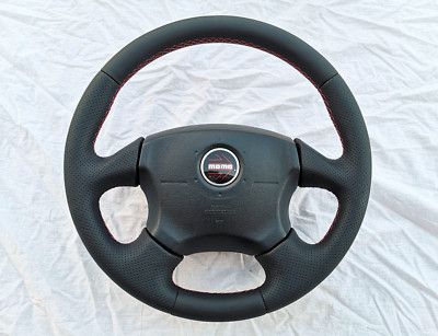 MoMo☆* Subaru Impreza WRX STI New Leather MOMO Steering Wheel GC8